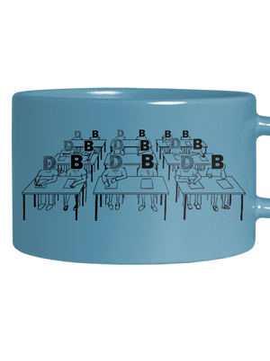 Cimrman: Debil, blbeček hrnček makronka Blue Macaron