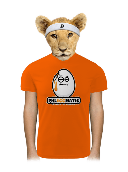 Phleggmatic detské športové tričko Neon Orange