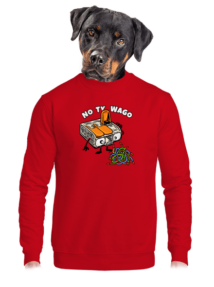 Wago svorka unisex mikina bez kapucne Red