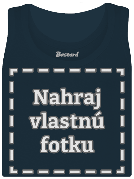 Vlastná potlač dámske tielko klasické Navy