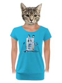 dámske tričko s lemom