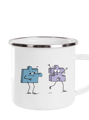 Puzzlíci plecháčik White