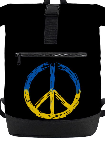 Ukrajina - Peace batoh Black