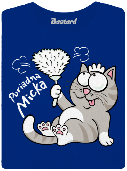 Macko a Micka dámske tričko s lemom Royal Blue Mal