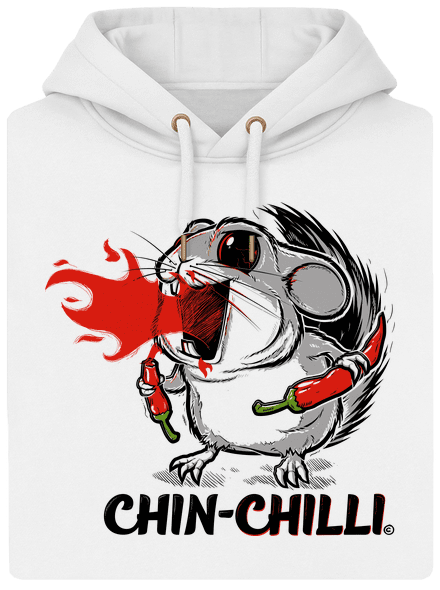 Chinchilli unisex mikina premium Snowwhite
