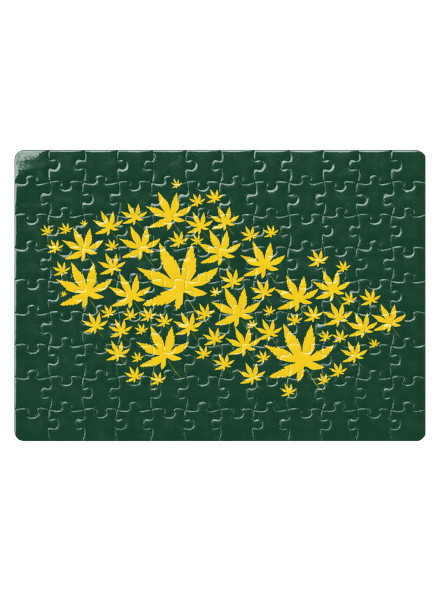 Ganja Country puzzle White