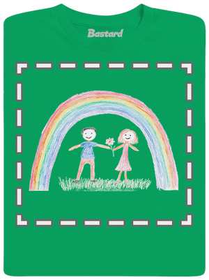 Detské kresby - Nahraj vlastnú detské tričko Kelly Green