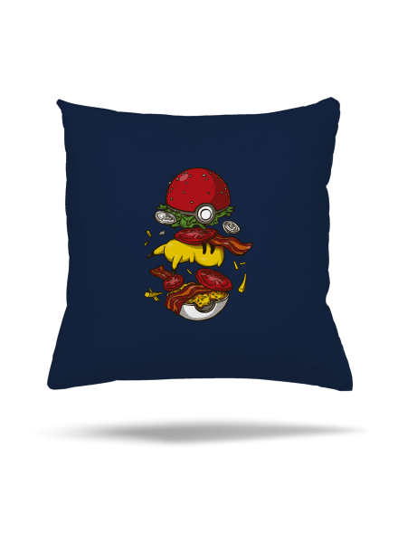 Pokémon burger vankúš Dark Navy