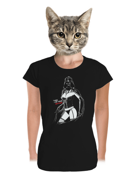 Mrs. Vader dámske tričko prémium Black