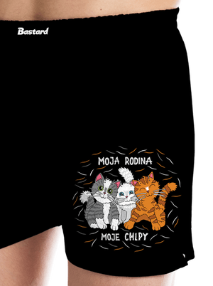 Moja rodina pánske trenky Black