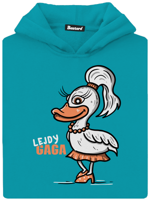 Lejdy Gaga detská mikina klokanka Hawaiian Blue