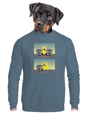 unisex mikina bez kapucne