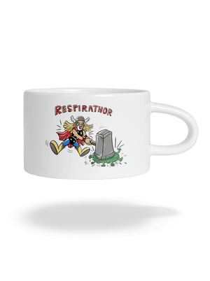 Respirathor hrnček makronka White