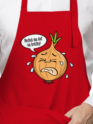 Cibuľa na krúžky zástera Red