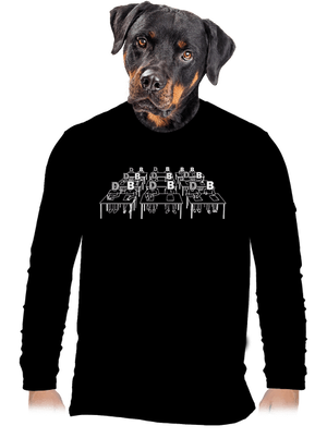 Cimrman: Debil, blbeček pánske dlhý rukáv Black