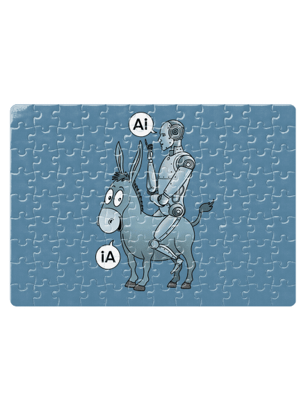 Somár a AI puzzle White
