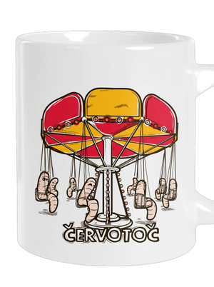 Červotoč veľký hrnček White