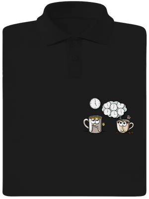 Čaj o piatej, káva stále pánska polokošeľa Black