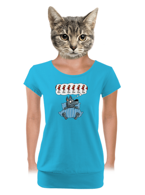 dámske tričko s lemom