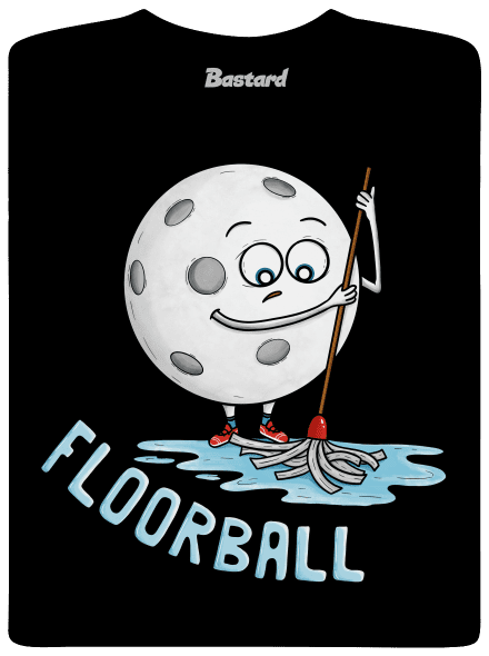 Floorball detské tričko Black