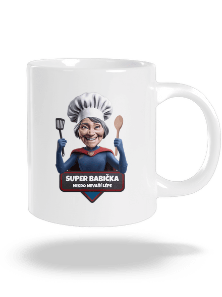 Super babička veľký hrnček White