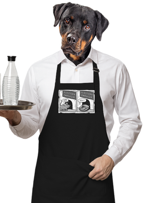 Myš na plastike zástera Black