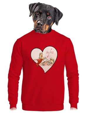 unisex mikina bez kapucne