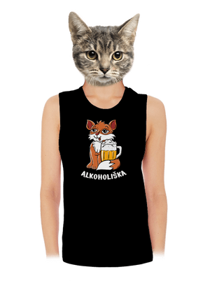  dámske tielko voľné Black