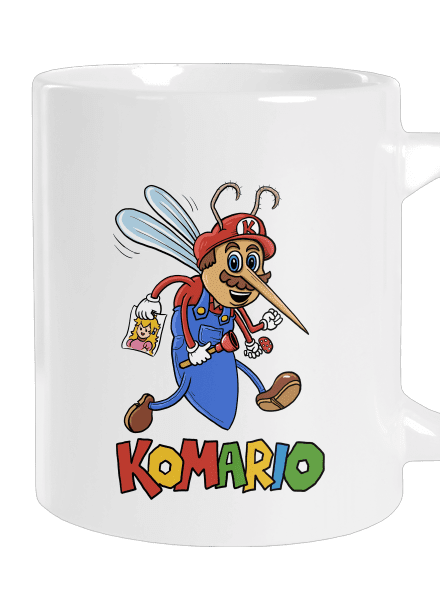 Komario veľký hrnček White