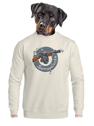 unisex mikina bez kapucne