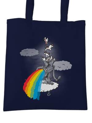 Ako vzniká dúha taška French Navy