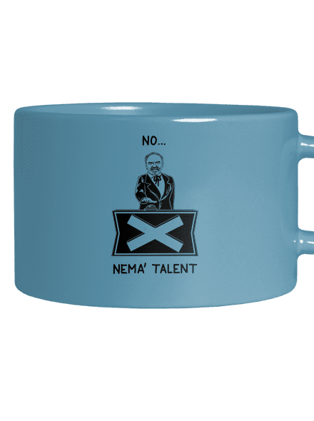 Cimrman: Nemá talent hrnček makronka Blue Macaron