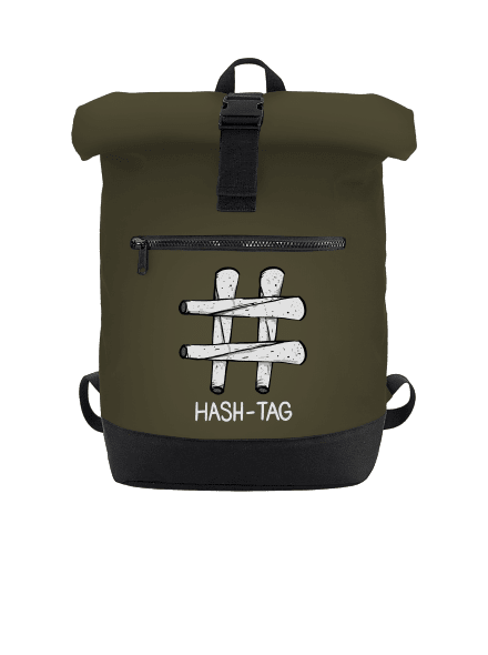 Hash tag batoh Military Green