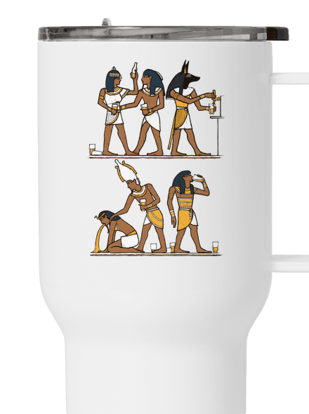 Egyptská párty termohrnček White