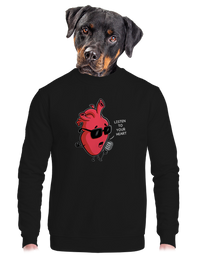 unisex mikina bez kapucne