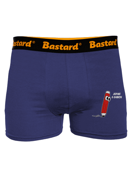 Jedine s gumou boxerky Blue Navy
