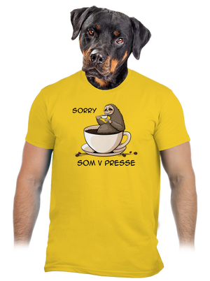 V presse pánske tričko Gold