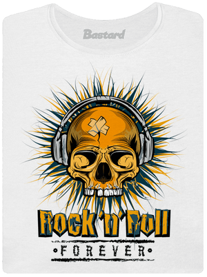Rock'n'Roll forever dámske tričko White