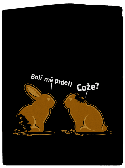 Bolí ma prdel pánska mikina na zips Black