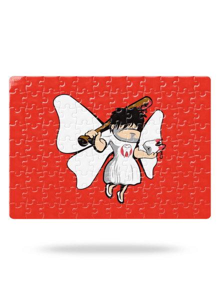 Zúbková víla puzzle White