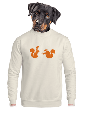 unisex mikina bez kapucne