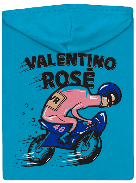 Valentino Rosé dámska mikina na zips Blue Atol