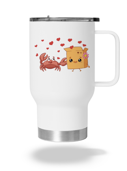 Krab a krabica termohrnček White