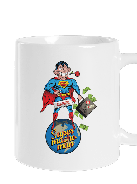 Supermachoman klasický hrnček White