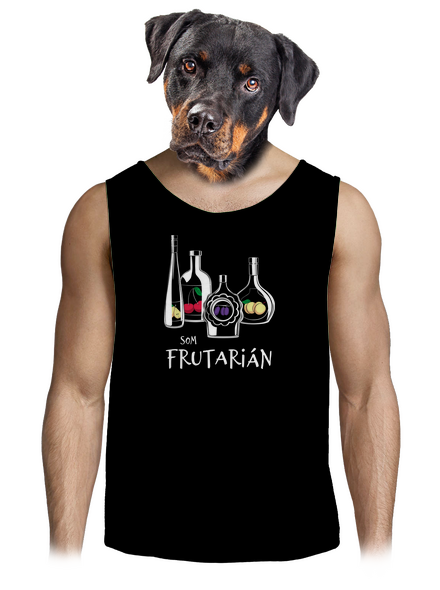 Frutarián pánske tielko Black