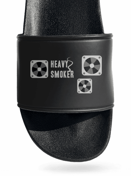 Heavy smoker šľapky Black