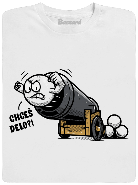 Chceš delo? detské tričko White