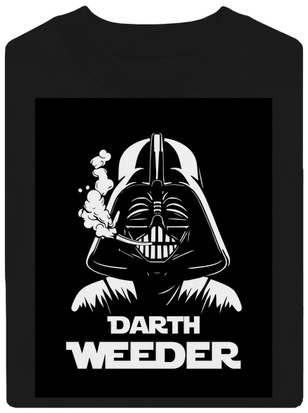Darth Weeder unisex mikina bez kapucne Black