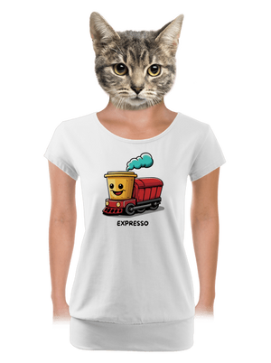 dámske tričko s lemom