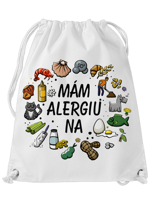 Mám alergiu na... + fix vak White